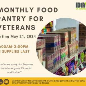DAV Funds First Year of Monthly Food Pantry for Veterans