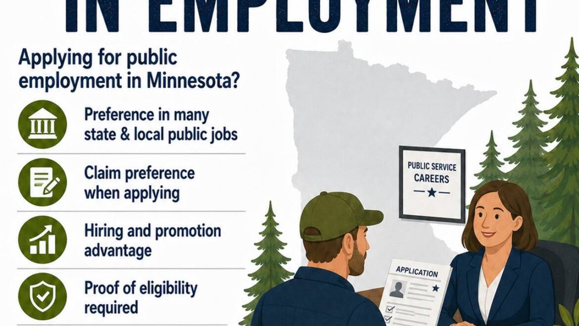 Minnesota State Veterans Benefits – Minnesota Veterans Preference in Employment