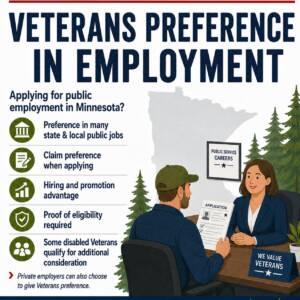 Minnesota State Veterans Benefits – Minnesota Veterans Preference in Employment