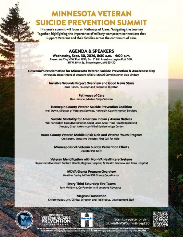 Minnesota Veteran Suicide Prevention Summit