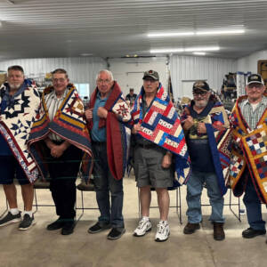 DAV Chapter 37 Hutchinson Members Honored with a Quilt of Valor